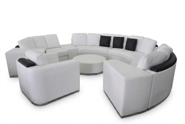 Okrągły Narożnik Sofa Kanapa Podkładka XXL Duża Okrągły Kanapa Żywy krajobraz Fotel Puff