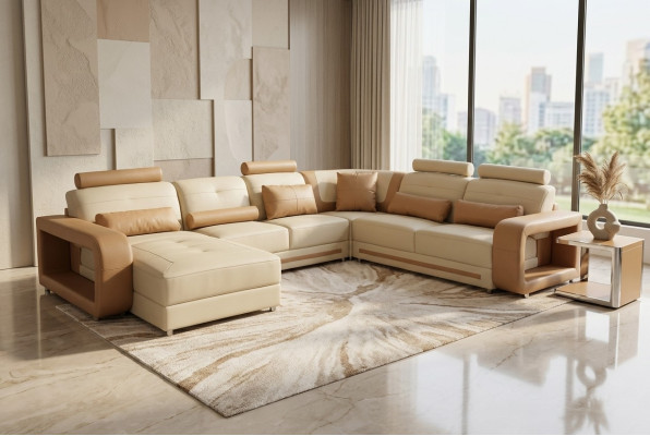 Narożnik Sofa Kanapa Podkładka Narożnik Living Pokój Projektant Krajobrazu Kanapy Włókienniczy A1135