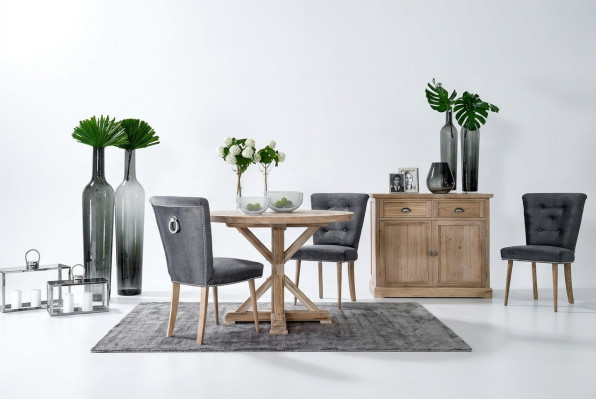 Klasyczny design Stół okrągły Okrągły Tabela Drewno stoły 110/140 cm jadalnia Nowość