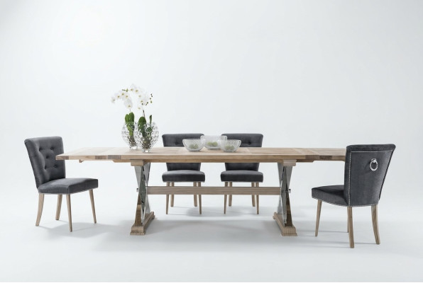 jadalnia Drewno stoły Zestaw do jadalni Krzesło Grupa New Tabela 4 Design