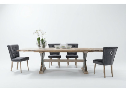 jadalnia Drewno stoły Zestaw do jadalni Krzesło Grupa New Tabela 4 Design