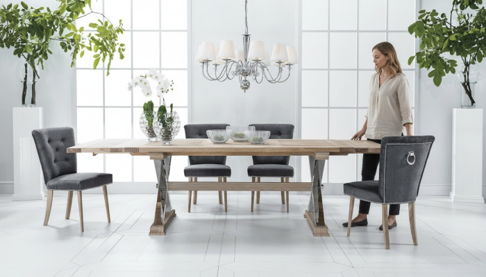 jadalnia Drewno stoły Zestaw do jadalni Krzesło Grupa New Tabela 6 Design