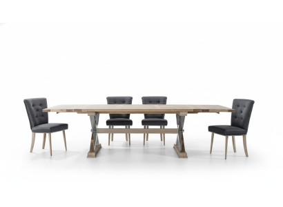 jadalnia Drewno stoły Zestaw do jadalni Krzesło Grupa New Tabela 6 Design