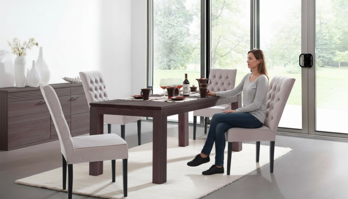 Chesterfield Krzesło Scenografia Lehn Podkładka Ustawić Fotel Grupa 4x Nowa Krzesła