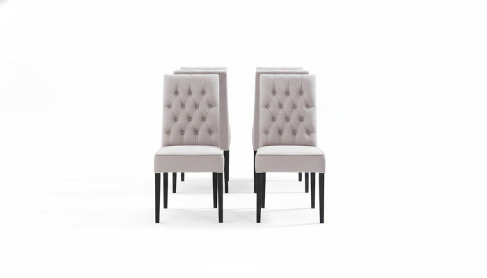 Chesterfield Krzesło Scenografia Lehn Krzesła Podkładka Fotel Grupa 8x Nowy Ustawić