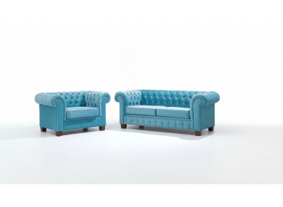 Skórzana sofa w stylu designu z tapicerką, zestaw 3+1+1, sofy z eko skóry.