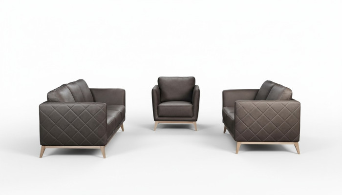 Skóra Design Couch Podkładka Siedziba Ustawić Sofa Obcios sztuczna skóra 3+2+2 Nowość