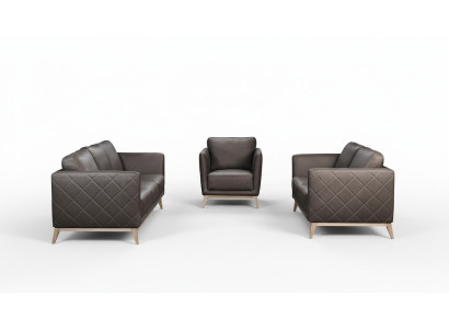 Skóra Design Couch Podkładka Siedziba Ustawić Sofa Obcios sztuczna skóra 3+2+2 Nowość