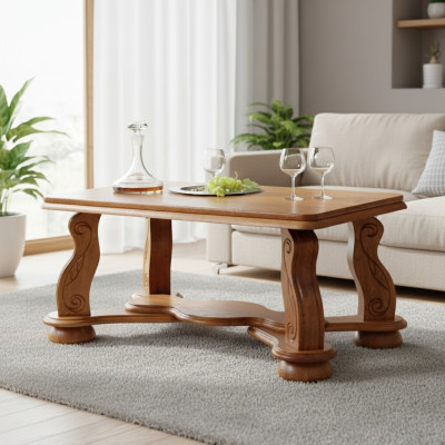 Prawdziwe drewno Tabela Classic stolik kawowy Sofa Side stoły Drewno Praca fizyczna