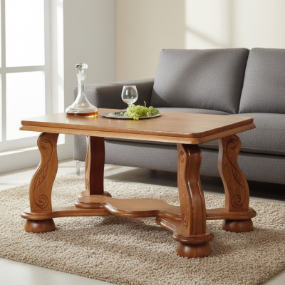 Prawdziwy Praca fizyczna Drewno Tabela Couch stoły Side New Sofa Classic