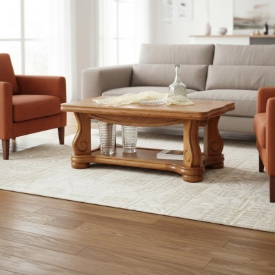 Prawdziwe drewno Tabela Classic Sofa Side stoły Drewno Praca fizyczna stolik kawowy Nowość