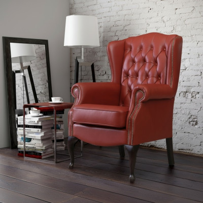 EarsFotel Fotel Club Television Krzesło Podkładka Sofa 1 miejsce siedzące Relaks Chesterfield