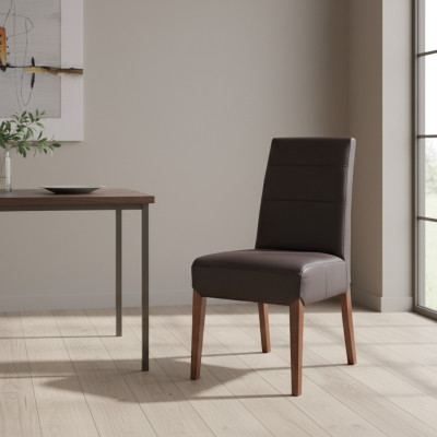 Skóra Solidne drewno Krzesło krzesło do jadalni Designerskie krzesła do jadalni Krzesła