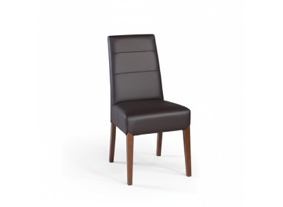 Zestaw 4x Krzesło do jadalni Skóra Solidne drewno Krzesło Designerskie krzesła do jadalni Krzesła