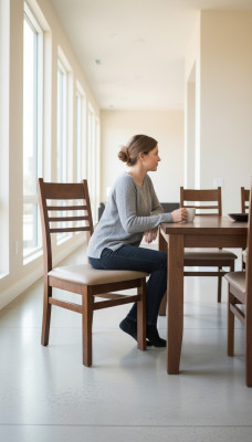 Skóra Zestaw 4x Solidne drewno Krzesło krzesło do jadalni Designerskie krzesła do jadalni Krzesła Nowość