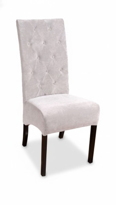 Zestaw 8x Chesterfield designerskie krzesło do jadalni Solidne drewno Krzesło designerska podkładka
