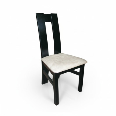Design Lehn Krzesło Solidny Drewno Fotel Drewno Skóra Podkładka Krzesła Gastro