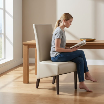 Design Fotel Zestaw Podkładek 2x Krzesło Drewno Krzesła Gastro jadalnia Nowość