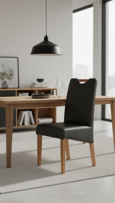 Fotel Design Fotel Drewno Skóra Podkładka jadalnia Skóra Gastro Krzesło