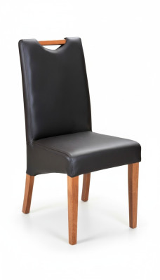 Design Fotel Zestaw Podkładek 2x Krzesło Drewno 100% Skóra Krzesła jadalnia Nowość