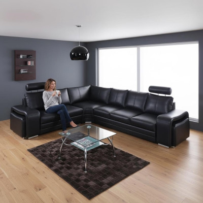 Narożnik kanapa Żywy krajobraz Podkładka Narożnik Sofa Couch Siedziba Ustawić Modern Skóra