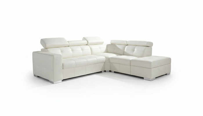 Design Narożnikowa kanapa Żywy krajobraz Podkładka Narożnik 100% Skóra Sofa Kanapa Siedziba