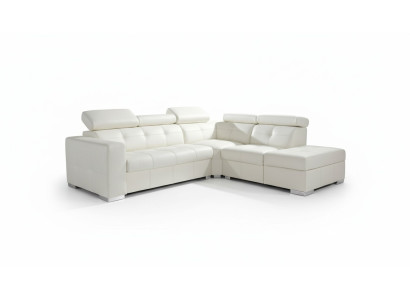 Design Narożnikowa kanapa Żywy krajobraz Podkładka Narożnik 100% Skóra Sofa Kanapa Siedziba