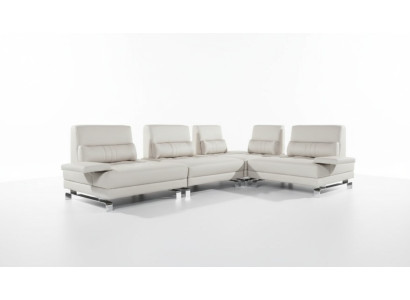 Narożnik kanapa Żywy krajobraz Podkładka Narożnik Sofa Siedziba Ustawić Modern 100% Skóra Couch
