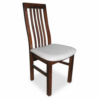 Design Zestaw 4x Fotel Krzesło Drewno Włókienniczy Podkładka Gastro Krzesła jadalnia Material