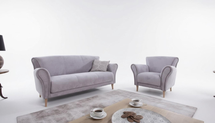Zestaw sofowy 3+1 miejsce do siedzenia Sofy Kanapa Podkładka Ustawić Classic Couches Material