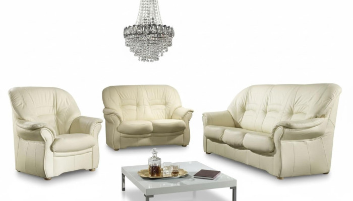 Design Relaks Sofy Kanapa Podkładka trzyosobowa kanapa sztuczna skórzana sofa