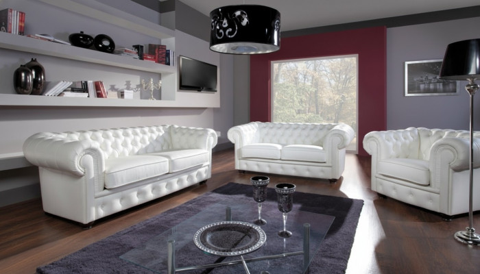 Zestaw sofowy 3+2+1 miejsce do siedzenia Design Relaks Sofy Podkładka Nowoczesne kanapy