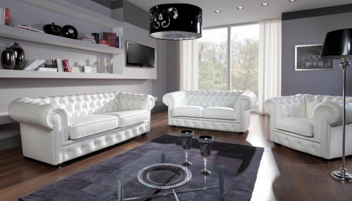 Zestaw sofowy Chesterfield 3+2 miejsce do siedzenia Sofa Siedziba Podkładka Klasyczna Couches