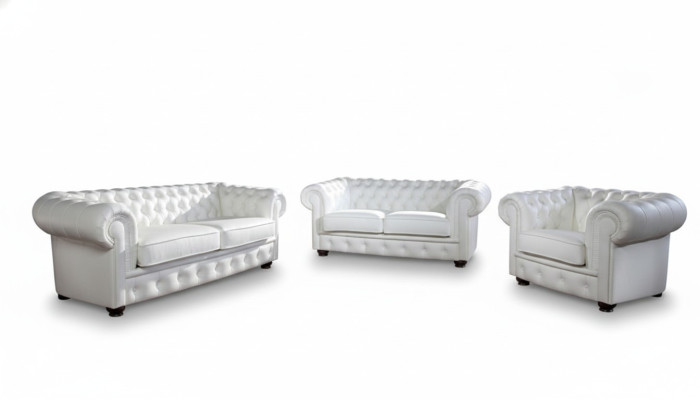 Zestaw sofowy Chesterfield 3+2 miejsce do siedzenia Sofa Siedziba Podkładka Klasyczna Couches