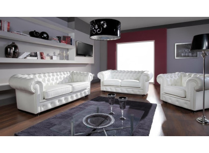 Sofa 2 miejsce do siedzenia Chesterfield Design Relaks Sofy Podkładka Nowoczesne kanapy