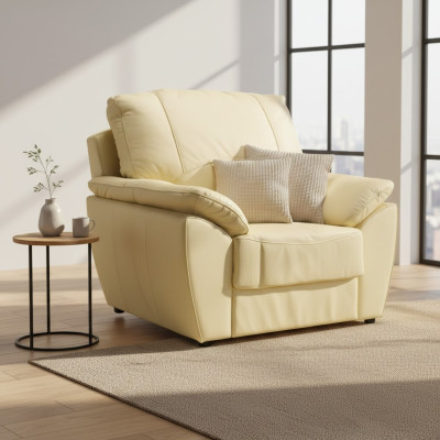 Prawdziwa skóra Zestaw sofowy 3+1 Siedziba Classic Sofa Couch Podkładka Ustawić Set