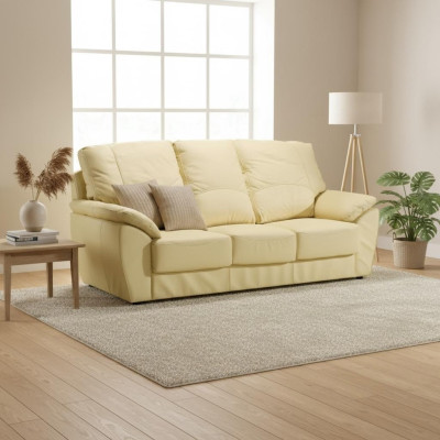 Zestaw sofowy Prawdziwa skóra Sofa Couch 3+2 Siedziba Modern Design Podkładka Ustawić