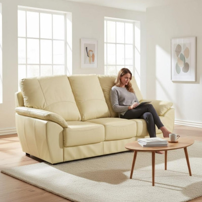 Nowoczesna trzyosobowa sofa designerska 3 miejsce do siedzenia Relaks Sofy Podkładka Kanapa Siedziba Nowość