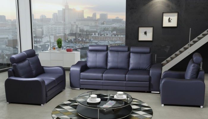 Zestaw sofowy 3+1+1 miejsce do siedzenia Zestaw Design Sofa Podkładka Couchen Skóra Couch