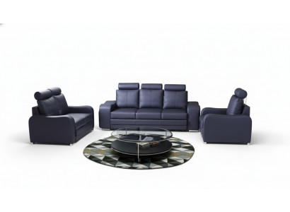 Zestaw sofowy 3+1+1 miejsce do siedzenia Zestaw Design Sofa Podkładka Couchen Skóra Couch