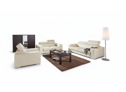 Sofa 2 miejsce do siedzenia Design Sofy Podkładka Kanapy Skóra Relaks Nowoczesna dwuosobowa sofa