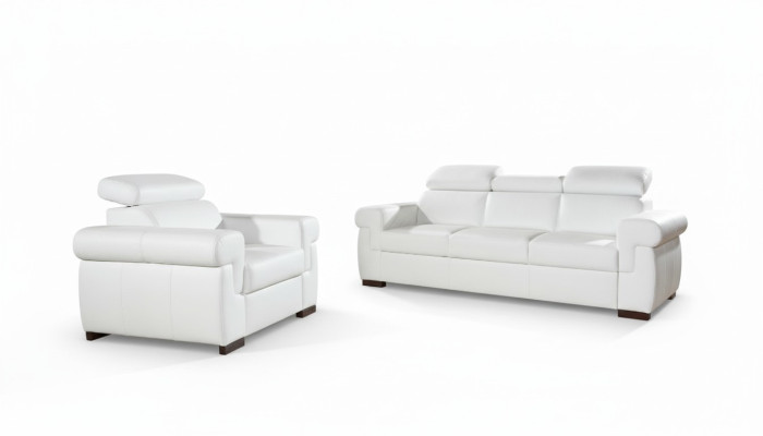 Prawdziwa skóra Zestaw sofowy 3+2 Siedziba Modern Sofa Couch Design Podkładka Ustawić
