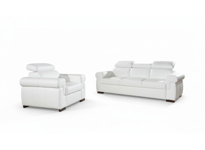 Prawdziwa skóra Zestaw sofowy 3+2 Siedziba Modern Sofa Couch Design Podkładka Ustawić