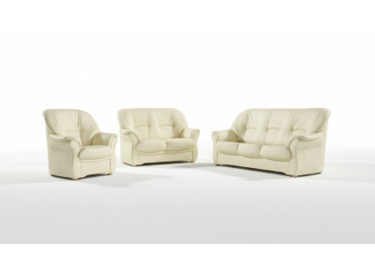 Sofa 3 miejsce do siedzenia Design Sofy Podkładka Kanapy Skóra Relaks Deco Modern Siedziba
