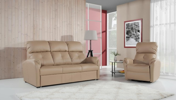 Prawdziwa skóra Zestaw sofowy 3+1 Siedziba Nowoczesna Sofa Couch Design Ozdoba Podkładka