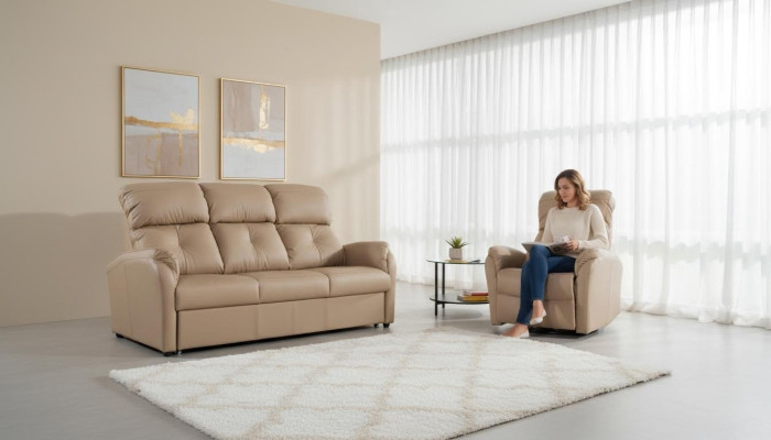 Design Sofa 3 miejsce do siedzenia Sofa Podkładka Kanapa Trzyosobowa Nowoczesne Kanapy