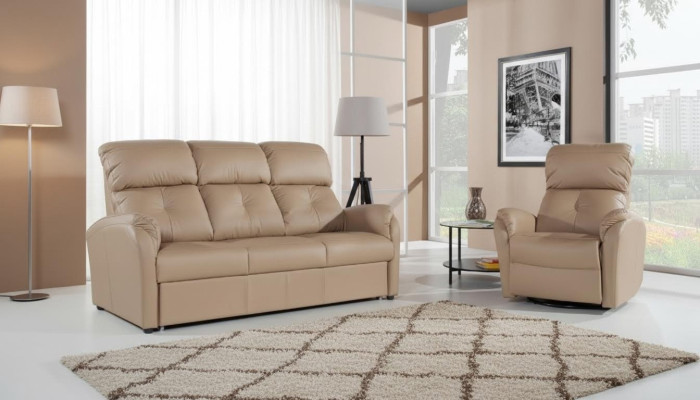 Design Sofa 3 miejsce do siedzenia Sofa Podkładka Kanapa Trzyosobowa Nowoczesne Kanapy