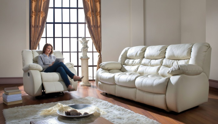 Kanapa kinowa Sofa trzyosobowa 2 miejsce do siedzenia Podkładka sofa Skóra sofy kanapy