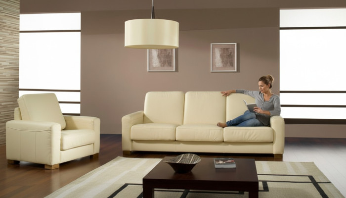 Zestaw sofowy 3+1+1 miejsce do siedzenia Zestaw Design Sofy Podkładka Kanapy Skóra Relaks Moderne