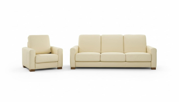 Zestaw sofowy 3+1+1 miejsce do siedzenia Zestaw Design Sofy Podkładka Kanapy Skóra Relaks Moderne
